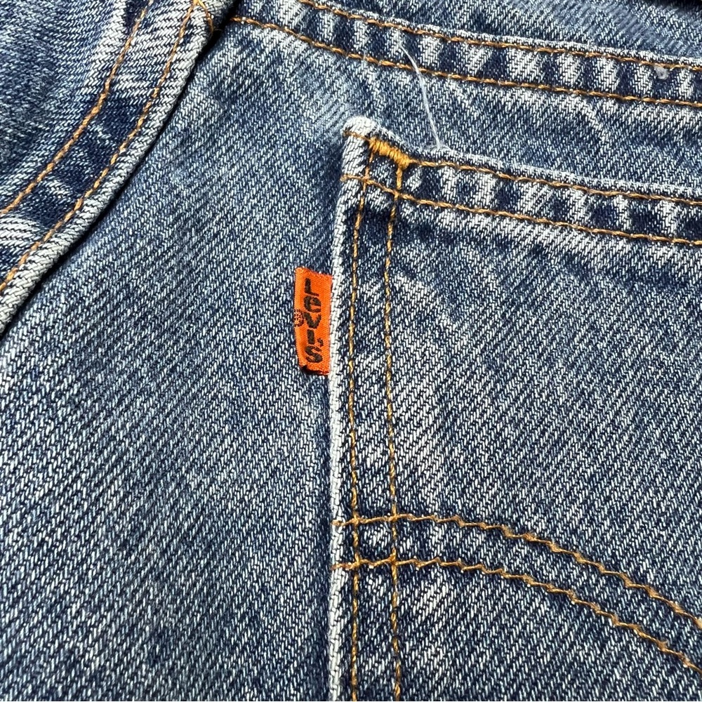 Vintage Levi’s Orange Tab Made In USA Cut-Off Shorts Size 12 - Picture 6 of 16